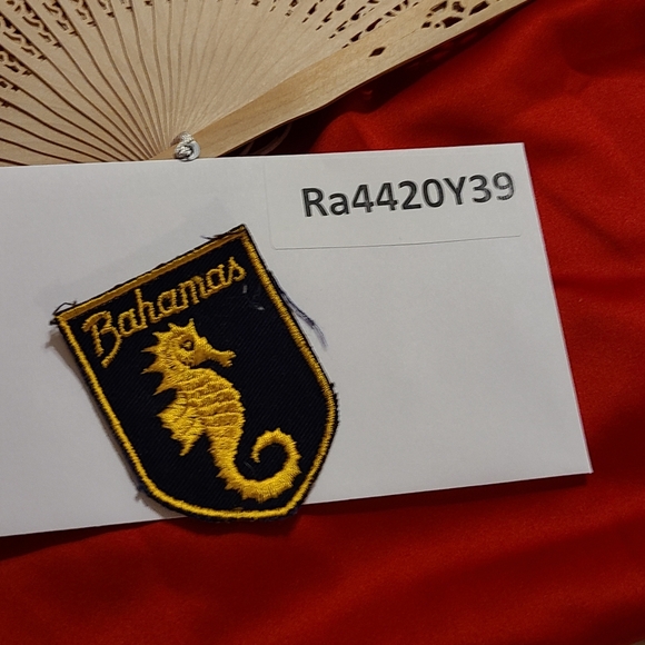 Vintage America Men's Jacket with Navy and Gold Patch - Picture 5 of 6